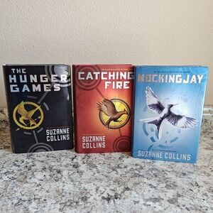 The Hunger Games Trilogy Suzanne Collins Hardcover Set Dystopian Sci-Fi YA Books